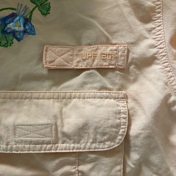 Redington Embroidered Button Down Long Sleeve Women Fishing UPF 30 Shirt Sz M - Picture 11 of 14